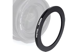 AMOPOFO Anillo adaptador de filtro de 67 mm a 43 mm para objetivo de cámara con rosca de filtro de 67 mm a 43 mm
