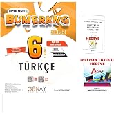 G&uuml;nay Yayınları 2025-2026 M&uuml;fredat 6. Sınıf T&uuml;rk&ccedil;e Bumerang Serisi Etkinlikli Akıllı Defter