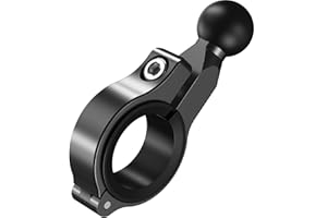 iMESTOU 17mm Palla Base in Alluminio Adatto Supporto per Telefono Bicicletta, Adattatore Sferico da 17mm, Compatibile con Manubrio da 22 a 32 mm di Diametro