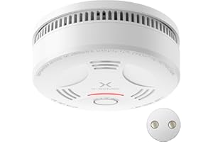 X-Sense Rilevatore di Fumo con Durata di 10 Anni e Supporto Magnetico, Rilevatore di Fumo Certificato TÜV con Funzione Muto e Autotest, SD11, Set da 1