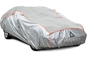 Navaris Bâche de Protection Voiture - Housse Anti-Grêle Taille XL pour Auto - Couverture Étanche pour Carrosserie Véhicule en Hiver Extérieur