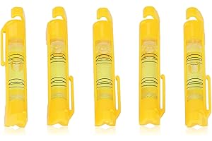 ZUNATE 5Pcs String Line Level, Builders Line Livella a bolla d'aria con ganci a bolla livellanti, Livellatore per appendere la linea per blocchi di mattoni Grondaie e piastrellature per tubature in muratura