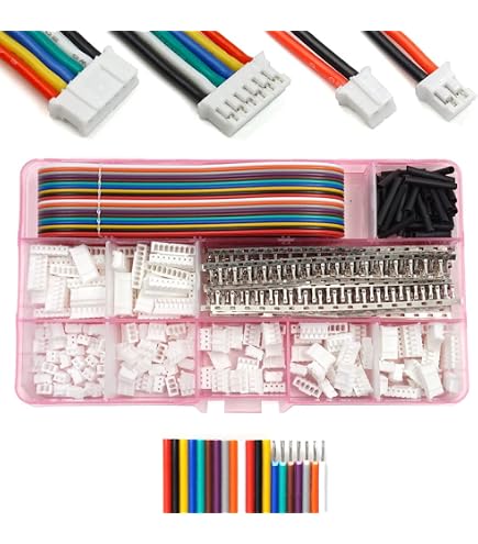 Connecteurs mâles et femelles PB1.25 et kit de bornes à sertir compatibles avec les connecteurs Molex PicoBlade - Pas de 1,25 mm pour contrôleur de vol de drone Pixhawk 2.4.8