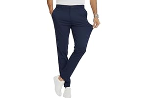 JACK & JONES Chino Hose Herren Slim Fit - Chinohose Männer aus Recyceltem Polyester - Klassische Performance Pants Herren Hose mit Stretch, Mid Rise, Umschlag-Saum