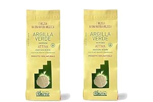 Argital Argilla Verde Ventilata - 500 Grammi - 2 Confezioni