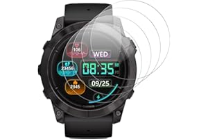 Beukei Pellicola Temperato per Garmin Epix Pro (Gen 2) 51mm, 3 pezzi Pellicola Protettiva [HD Chiaro][Senza Bolle][Anti-Graffio][Durezza 9H ] screen protector