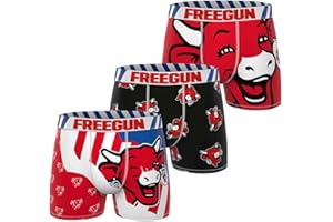 FREEGUN Boxer Homme Coton La Vache Qui rit