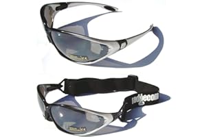 Ladgecom All-Weather Sunglasses & Goggles with Head Strap for Cycling, Running & Ski Sports