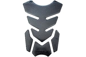 Motorcycle & Car Fuel Tank Cap Sticker, Morechioce Car Hood sticker Gas Fuel Oil Tank Pad Protector 3D Rubber Motorcycle Sticker Scratch-Resistant Tank Sticker Black