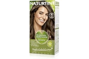 Naturtint Coloration bez amoniaku, 100% szary zasięg, składniki warzywne, naturalny i trwały kolor, 5g złoty brązowy, 70 dwuliczrów