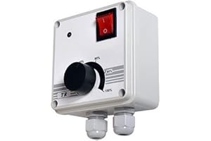 UZMAN Variateur de vitesse industriel 900 W, contrôle de vitesse de rotation pour ventilateur, souffleur,