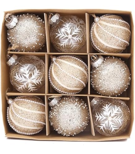 Glazen kerstbal | Mercury craquelé | 8 cm