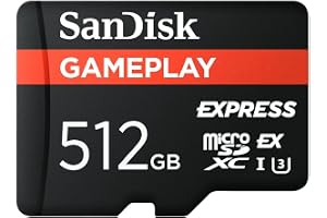 SanDisk microSD Gameplay Memory Card 512GB Works with Nintendo Switch™ 2, Up to 880MB/s Read, Up to 650MB/s Write - SDSQXFN-512G-AW6GN