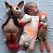 Cute Newborn Toddler Baby Boys Girls Fox Romper Jumpsuit Outfits Clothes 0-18M (0-6 Months, White)