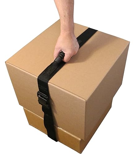 Set Cinghie Di Trasporto Master Lock 3126EURDAT - 2.5m E 5.5m Con Maniglie Imbottite, Portata 40kg