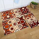 HSheng® Alfombras de cocina dormitorio felpudo alfombra de baño tira absorbente alfombra antideslizante (tres) , 5