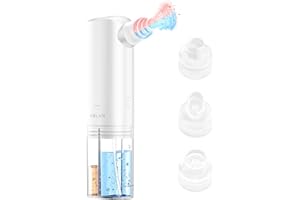 ‌ANLAN Microburbujas Succionador de Puntos Negros con Tanque Separable, con 3 Cabezales de Silicona, 3 Modos, Quitar Espinillas y Puntos Negros, para Limpieza Facial Eliminar Comedones y Acné