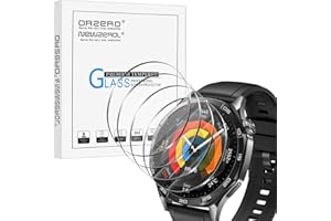 NEWZEROL 4 sztuki folii ochronnej do Huawei Watch GT 5 / GT5 Pro 46 mm, 2.5D Arc Edges 9H szkło odporne na zarysowania bez pęcherzyków powietrza folia ochronna na wyświetlacz szkło ochronne