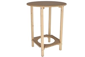 MUEBLEAR Aranaz, 21009, Mesa Camilla Gazte Pino 90 x 75 cm