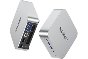 ‎ACEMAGIC ACEMAGIC M1 Mini PC, AMD Ryzen 7 6800H (8C/16T, bis zu 4.7GHz), 32GB LPDDR5 6400MT/s 1TB M.2 SSD Windows 11 Pro Mini PC mit AMD Radeon 680M | 4K Triple Display | Type-C | WiFi6 | BT5.2