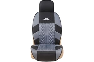 AUTOYOUTH Car Seat Covers CushionUniversal Car Interior Seat Protector Breathable Anti-Slip with a Storage Bag, Grey