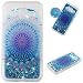 Produktbild Galaxy J3 2016 Hülle, KANTAS Weich Silikon Flüssiger Glitzer Treibsand Schutzhülle Handyhülle Rückseite TPU Ultra Dünn Bumper Back Cover für Samsung Galaxy J3 2016, Spitzenmandala