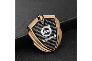 VALCLA Emblem Badge Decal Logo for Volvo, Car Front grille/Front Trunk/Rear Trunk Logo Sticker Cover Emblem Badge Decals, Letters Sign Badge Accessories,B