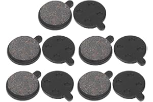 Ezweiji 5Pair pastillas de freno de disco, pastillas de freno bicicleta,pastillas de freno de disco,semi metálicas duraderas y silenciosas, para pinzas de freno de alambre ZOOM, resina sintética.
