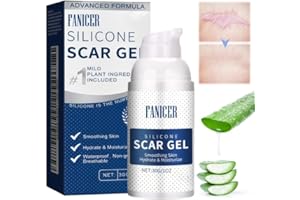 NACERLARY Silicone Scar Gel, Effective Scar Cream, Advanced Scar Removal for Reduces Burn, Acne, Stretch Mark, Surgery and C Section Scars, Reduces The Appearance of Both Old and New Scars from Burns, 30g