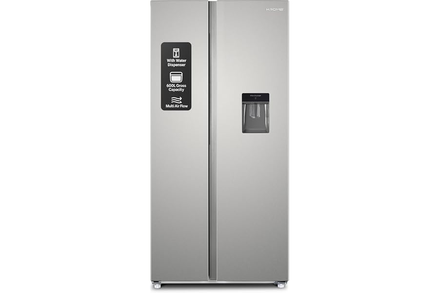 Krome 600L Side by Side Refrigerator