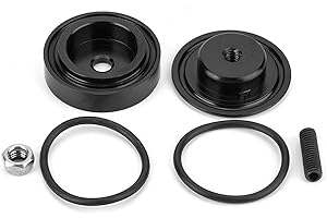 BOROCO Capuchon de Prise d'essuie-glace, Bloc d'essuie-glace Arrière de Voiture, Kit de Suppression de Capuchons d'œillets de Prise en Alliage d'aluminium, Accessoire de Kit de Couverture de Prise de Suppres