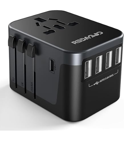 SQUADO Adaptateur de voyage universel tout-en-un - 150 pays