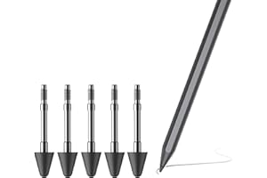 SUEEWE 5 Pezzi Originale Punte di Ricambio per Lenovo Tab Pen Plus, Più Duraturo, Controllo Preciso, Amichevole Scherm, Nero