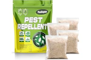 Pesdispear Rat Repellent, Mouse Repellent, Mosquito Repellent, Peppermint Oil and Citronella Oils Insect Repellent Pest Control Cockroaches Spider Ant Better Than Ultrasonic 4 Pack