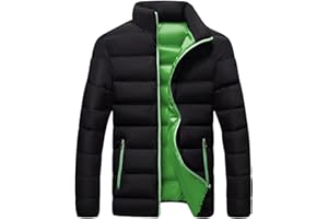 ZRYAZQ Doudoune Homme Hiver Veste Homme Chaud Manteau Homme Hiver Zippé Veste Chauffante Homme épaissir Loisirs Blouson Homme à Col Haut Doudoune Homme Avec Poche Veste Homme Exterieur Veste Chauffante