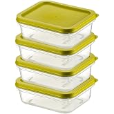 Orret Home 4 Adet Buzdolabı Organizeri &ndash; PP Plastik Şeffaf ve Ayarlanabilir Saklama Kabı, Gıdaları Taze Tutan Fresh Box, &Ccedil;ok 