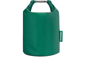 Roll'eat ® | Borsa impermeabile da 2,5 l, borsa ecologica senza BPA, isola il bagnato, sia cibo che vestiti o oggetti - Grab'n'Go Active, Verde, Borse stagne