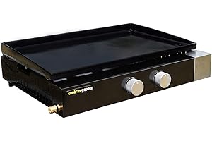 HAPPY GARDEN Cook'in Garden - Plancha de Gas FINESTA 2B - 2 quemadores 5kW