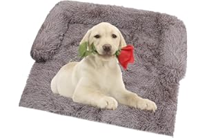 Vinnykud Tapis pour Chien en Peluche, Canapé Chien Grande Taille Coussin - Couverture pour Animaux de Compagnie avec Fermeture éclair, Idéal pour Panier Lit Chien, Niche, Voiture