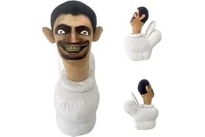 POPOYU Skibidi Toilet Peluche de Skibidi, figuras de baño de Skibidi, juguete creativo para fans de los juegos, divertido y único juguete de peluche Kawaii para cumpleaños infantiles