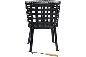 PERFECT PLANTS Gardeco ARAGON Fire Basket - Black