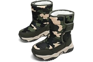 XINGHUANHUA Stivali Neve Bambini Stivaletti Ragazze Ragazzi Doposci Scarponcini Imbottiti di Pelo Scarpe Invernali Comodi Caldi e Antiscivolo Impermeabile Stivali