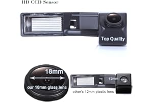 Navinio Cámara de Respaldo Visión Nocturna Cámara de Visión Trasera Cámara de Marcha Atrás para Ford Focus 2 Mondeo MK4 C-MAX MK2 Grand C-MAX MK2 S-MAX MK1 Galaxy MK3 Fiesta MK6 Kuga EcoSport