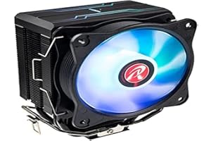 Raijintek ELEOS RBW CPU-Kühler, 100 mm, Aluminium, Schwarz