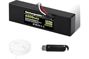 Mspalocell 6200mAh 14.8V Batería de Repuesto Compatible con Xiaomi Mop, Mop 2s, Mop Pro, STYTJ02YM, Batería para Xiaomi Robot Vacumm