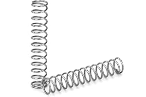GUNGY Ressort de Compression 20mm Ressorts Compression en Acier Inoxydable Diamètre du Fil 0,4mm Diamètre Extérieur 4mm Force du ressort 0,45KG 20 Pièces