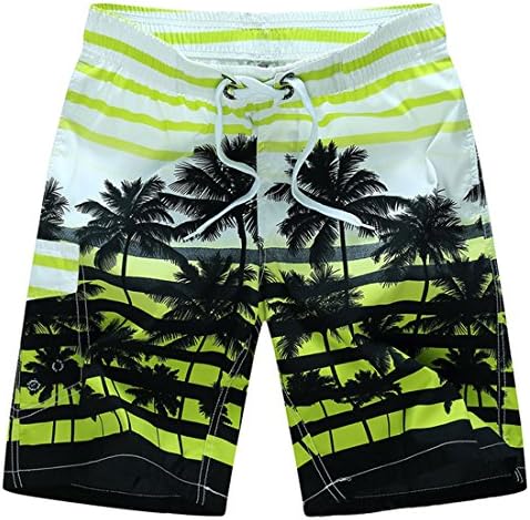 LerBen® New Men's Summer Holiday Beach Shorts Swimming Trunks Surfing Boardshorts plus size with Mesh Lining