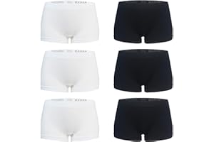 Libella - Lot de 6 - Femme Boxer - Basics Shorties Uni - Sport Seamless Culottes - 3908
