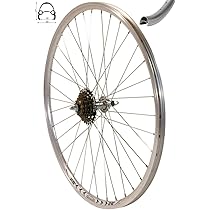Kgs Voorwiel 28 inch (622) velg zwart spaken zilver