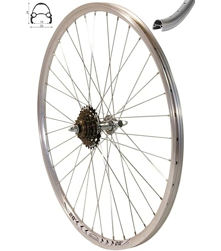 Redondo 28 Zoll Hinterrad Laufrad Hohlkammer V-Profil 28